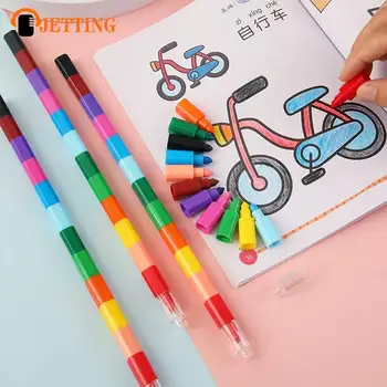 12Colors Artist Coloring Marker Pens, Кисточка с Двойным Наконечником Pen Art Supplier для Манги Раскраски Планировщик Рисования Альбом Для Вырезок