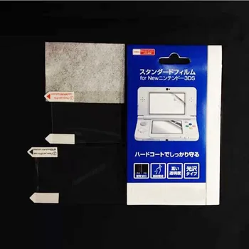 2в1 Сверху снизу HD Clear Прозрачная защитная пленка для защиты поверхности для Nintendo New 3DS LCD Screen Protector Skin