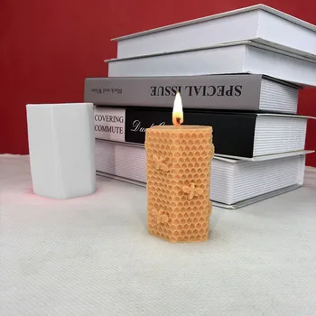 3D моделирование пчелиных сот, свеча, силиконовая форма для украшения торта, Мыло ручной работы, ароматерапия, силиконовая форма для изготовления свечей