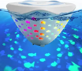 4 Цветных Плавающих светильника для бассейна с 5 Режимами для Гидромассажных Ванн - Декоративное Подводное освещение и аксессуары для бассейна