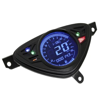 4X Измеритель Скорости Мотоцикла С Цветным ЖК-Датчиком Температуры Масла Регулируемый Одометр Для Yamaha Mio