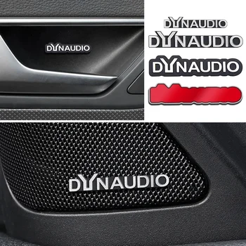5шт/10шт высококачественный Металлический логотип Dynaudio автомобильный Динамик Hi-Fi аудио Значок Динамика стерео Эмблема наклейка Аксессуары для автостайлинга