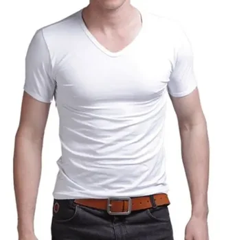 B1127, футболки с круглым вырезом, облегающая повседневная футболка с коротким рукавом, однотонная