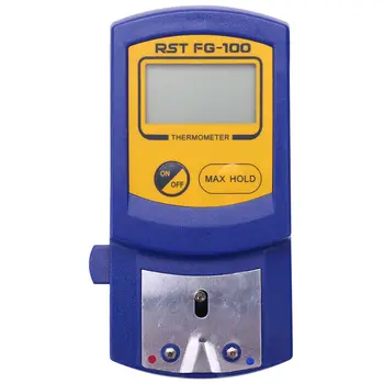 FG-100 Цифровые наконечники для паяльника Термометр Тестер температуры для наконечников для паяльника + 5 шт. бессвинцовых датчиков 0-700C