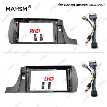 MAMSM Автомобильная Рамка Фасции Адаптер Android Большой Экран Радио Комплект Монтажной Панели Для Honda Amaze 2018 2019 2020 2021