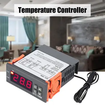 STC-1000 DC12V 24V AC110-220V Светодиодный Цифровой Термостат Для Инкубатора Регулятор Температуры Терморегулятор Реле Нагрева Coo S8Z3