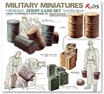 Tamiya 35026 Набор военных миниатюр в масштабе 1/35, Набор барабанов и консервных банок 