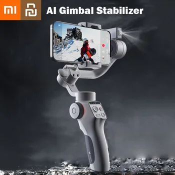 Xiaomi Youpin Smart AI Камера слежения Стабилизатор мобильного телефона Capture 5 Карданный стабилизатор Профессиональный видеоблог о путешествиях с защитой от встряхивания