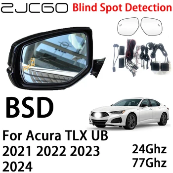 ZJCGO Автомобильная BSD Радарная Система Предупреждения Об Обнаружении Слепых зон Предупреждение О Безопасности Вождения для Acura TLX UB 2021 2022 2023 2024