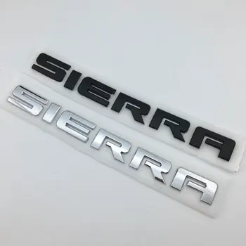 Буквы на заднем багажнике автомобиля, Эмблема, значок, наклейки с логотипом GMC SIERRA, английская наклейка SIERRA, логотип заднего автомобиля, Буква GMC, номер эмблемы,