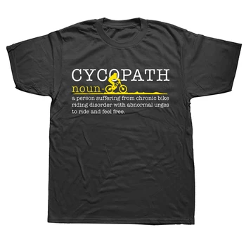 Велосипедные футболки Cycopath Mountain Bike, забавные велосипедные футболки, хлопковая уличная одежда с графическим рисунком, подарки на день рождения, футболки в летнем стиле для мужчин