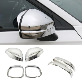Для Honda HRV HR-V Vezel 2021-2023 ABS Карбоновое/Хромированное Автомобильное Зеркало Заднего Вида Декоративная Защитная Крышка Внешние Аксессуары 6ШТ