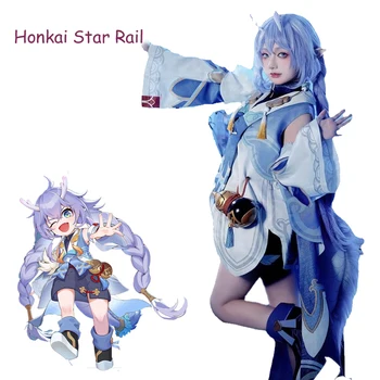 Игровой костюм для косплея Honkai Star Rail Bailu полный комплект с текстурированными тканями и аксессуарами Костюм для косплея Бай Лу