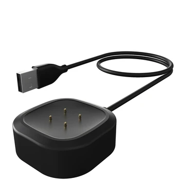 Кабель зарядного устройства Совместим с заменой смарт-часов Fitbit Sense/Versa 3 USB-кабель для зарядки док-станция шнур питания