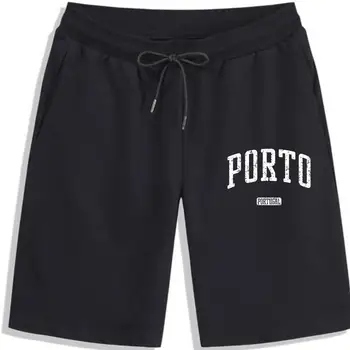 Качественные шорты Мужские С принтом летние Мужские шорты из чистого хлопка Porto Portugal Мужские шорты