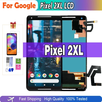 Качество AAA Amoled для Google Pixel 2XL ЖК-дисплей с Сенсорным Экраном Digitizer Для Google Pixel 2 XL Замена Деталей ЖК-дисплея В сборе