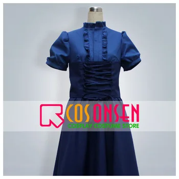 КОСПЛЕЙЩИК Katekyo Hitman Reborn! Хромированный костюм Докуро для косплея, синее платье в западном стиле
