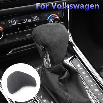 Крышка Головки Переключения Передач Автомобиля Защитная Крышка Откидная Меховая Крышка Переключения Передач Декоративная Крышка Для Volkswagen Teramont X 2019 2020