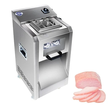Кухонная вертикальная мясорубка, многофункциональная машина для резки мяса Автоматический резак для мяса со съемными ножами