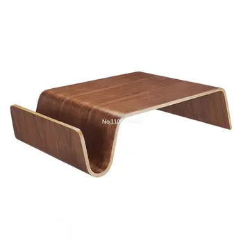 Легкие роскошные дизайнерские апартаменты в скандинавском стиле, современный чайный столик из орехового дерева, модный креативный многофункциональный журнальный столик из массива дерева mesa