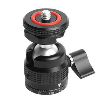 Металлическая Маленькая головка Штатив для камеры Запасные части Универсальный Шаровой кронштейн для заливки света Mini Universal