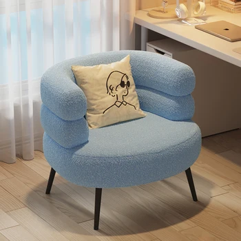 Милые маленькие стулья для гостиной, переносные современные стулья для гостиной в скандинавском стиле, для спальни, с поддержкой спинки, мебель Poltronas Para Sala
