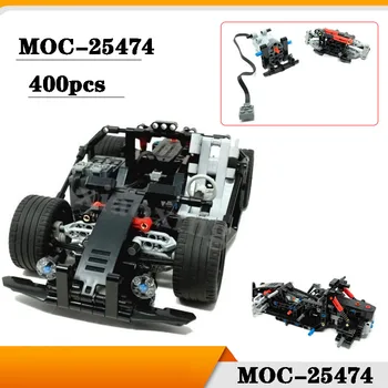 Новый MOC-25474 Строительный Блок Car Monster Motor Kart Racing 400шт В Сборе Образование Взрослых Детские Развивающие Игрушки Подарки На День Рождения