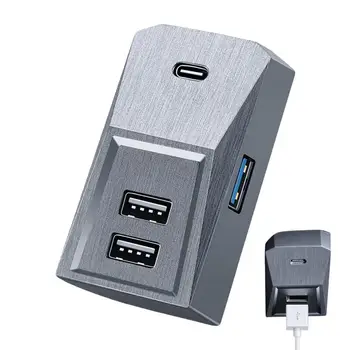 Перчаточный ящик USB-концентратор USB-концентратор для Tesla Портативное автомобильное зарядное устройство для видеорегистратора, флэш-накопитель, док-станция для Tesla Model 3/Y