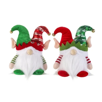 Праздничные светящиеся праздничные украшения Рождественские гномы Безликие куклы Кулон Шведские игрушки Украшение Подарок для малыша