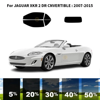 Предварительно Обработанная нанокерамика car UV Window Tint Kit Автомобильная Оконная Пленка Для JAGUAR XKR 2 DR CNVERTIBLE 2007-2015