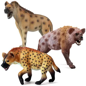 Развивающая игрушка, имитирующая природу, дикие животные, Пятнистая гиена, реалистичная фигурка дикой природы, Африканский трубкозуб