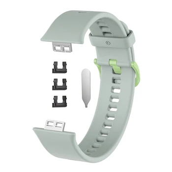 Резиновый ремешок для умных часов Huawei Watch, подходящий для замены браслета-петли на запястье, Водонепроницаемый ремень, защищающий от пота T3EB
