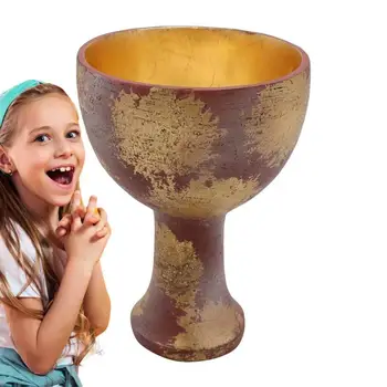 Реквизит Holy Grail Indiana Jones Кубок Святого Грааля Indiana Jones Винный бокал на Хэллоуин Реквизит Resin Cup Of Christ Святой Грааль Индиана