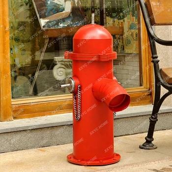 Ретро Креативная Железная Модель Пожарного Гидранта Сберегательного Банка Для Съемок Реквизита Украшения Пола
