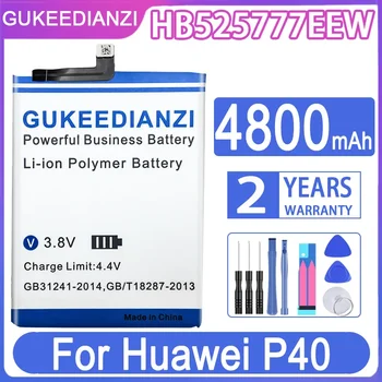 Сменный Аккумулятор GUKEEDIANZI HB536378EEW HB525777EEW 5600mAh 4800mAh для Huawei P40 Pro P40Pro ELS-NX9 ELS-N04