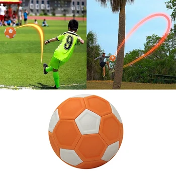 Спортивный футбольный мяч Curve Swerve Футбольная игрушка KickerBall Отличный подарок для мальчиков и девочек, идеально подходящий для матча или игры на открытом воздухе и в помещении