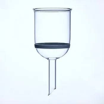 стеклянная воронка Бюхнера объемом 500 мл, фильтр G1-G5 1 # -5 #, посуда для химической лаборатории.