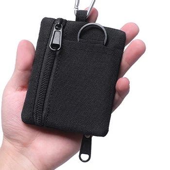 Тактический кошелек EDC Molle Чехол Портативный чехол для ключей-карт Спортивный кошелек для монет на открытом воздухе охотничья сумка на молнии Многофункциональная сумка
