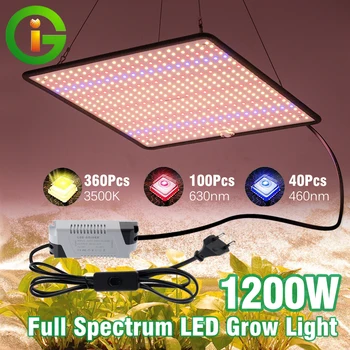 Фитолампа LED Grow Light полного спектра AC85-240V 40 Вт для выращивания комнатных растений в палатке