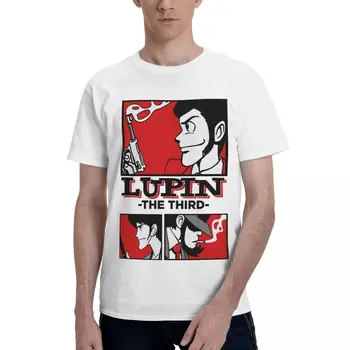 Футболки Lupin III Family Monkey Punch 1, повседневная футболка с рисунком для взрослых, юмористический конкурс, винтажный харадзюку, размер Eur