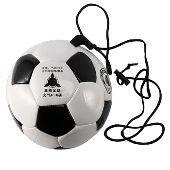 Футбольный тренировочный мяч Регулируемый Банджи Эластичный тренировочный мяч с веревкой Размер 4 Футбольный мяч для тренировок Занятий спортом