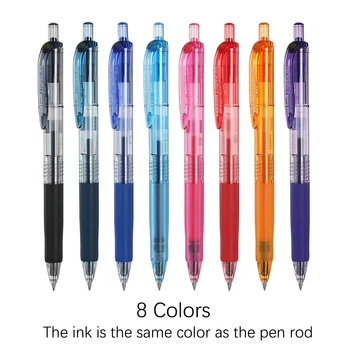 Шариковая Гелевая Ручка Signo RT 8 цветов 0,38 мм UMN-105 /UMN-138 0,5 мм Простые В использовании Студенческие Письменные принадлежности Школьные Канцелярские принадлежности