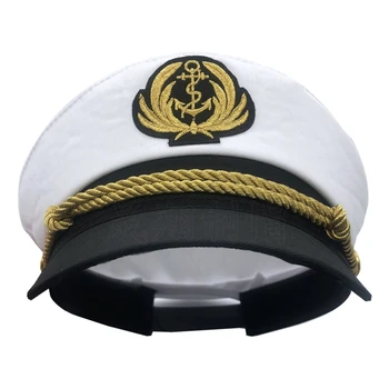 Шляпа капитана яхты, шляпа морского пехотинца, костюм капитана, Шляпа капитана для мужчин, шляпа морского пехотинца