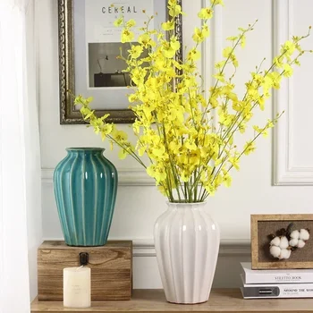 Американская керамическая ваза настольная цветочная композиция для гостиной креативный европейский стиль крыльцо ТВ шкаф декоративные украшения
