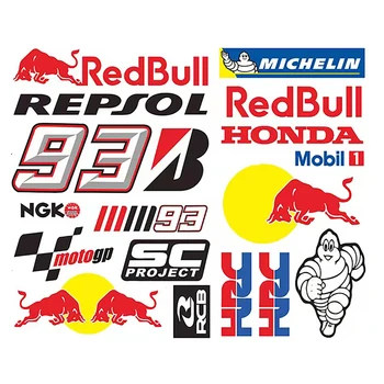Гоночная наклейка Red Bull Decal для Ktm EXC Honda F1 Logo Kit