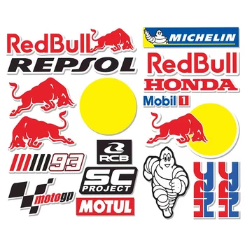 Гоночная наклейка Red Bull Decal для Ktm EXC Honda F1 Logo Kit