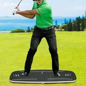 Нажимная доска для гольфа Качели Центр тяжести Переносная поворотная пластина Нажимная доска инструмент для обучения гольфу Аксессуары для гольфа для начинающих