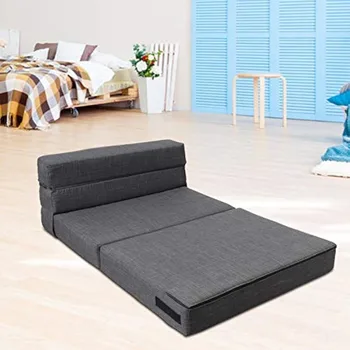 Раскладной диван-кровать ANONNER Диван из Пены с Эффектом памяти с Подушкой, Кресло-футон, Гостевая Кровать и Раскладной Диван, Моющееся Покрывало Twin Size,