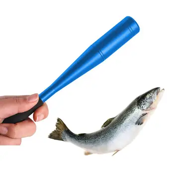 Рыболовный священник Практичный инструмент для отбивания рыбы битой с ручкой из EVA, палочка для отбивания рыбы из алюминиевого сплава для любителей рыбалки