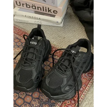 Женская Повседневная обувь, Новинка 2024 года, Женская Вулканизированная обувь, Модные Массивные Дышащие Сетчатые Кроссовки для Женщин, Zapatillas De Mujer